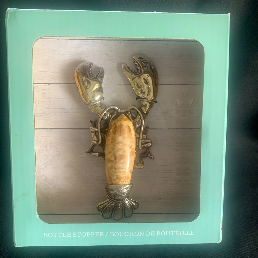 Tommy Bahama Lobster bottle stopper